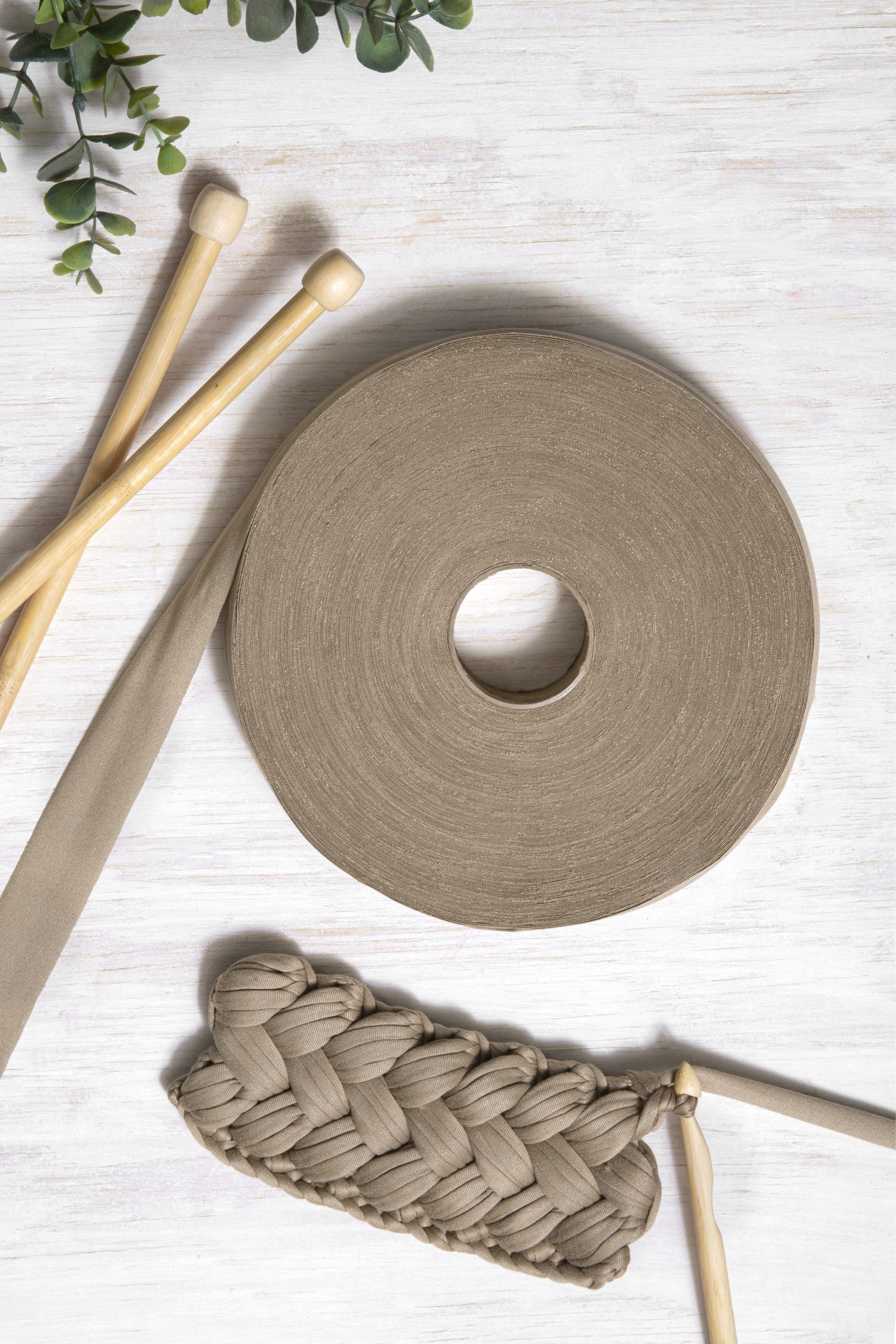 Rollo Trapillo Gold 3 cm – Nuez